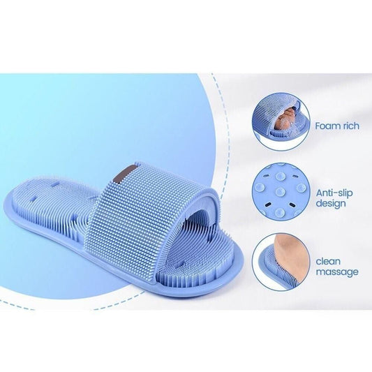 Shower Foot Scrubber with Non-Slip Suction Cups